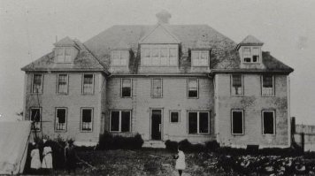 This is a photograph of the Alms House in Marshalltown, Digby County, Nova Scotia.